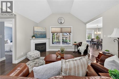 117 Willowdale Crescent, Port Dover, ON - Indoor Photo Showing Living Room With Fireplace