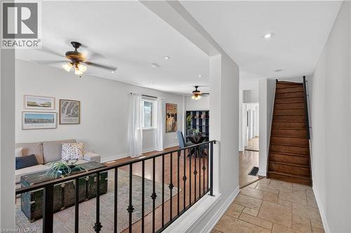 Corridor featuring stone tile floors and recessed lighting - 216 Robert Street, Hamilton, ON - Indoor Photo Showing Other Room