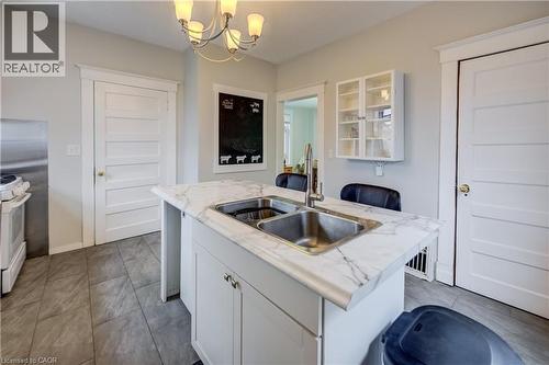 25 John Street, Cambridge, ON - Indoor Photo Showing Kitchen With Double Sink