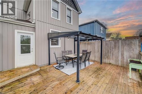 25 John Street, Cambridge, ON - Outdoor With Deck Patio Veranda With Exterior