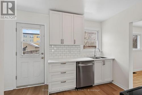 630 Borthwick Avenue, Ottawa, ON - Indoor Photo Showing Kitchen With Double Sink
