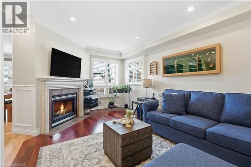 48 Chester Crescent, Georgetown, ON - Indoor Photo Showing Living Room With Fireplace