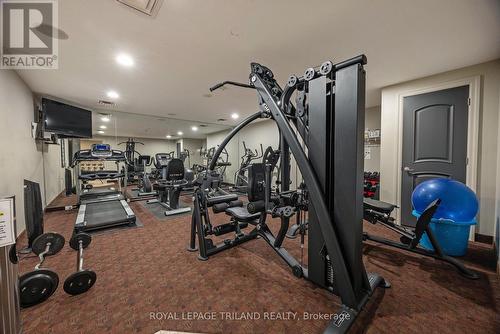 1202 - 250 Pall Mall Street, London East (East F), ON - Indoor Photo Showing Gym Room