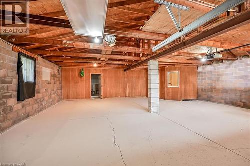 120 Second Road E, Stoney Creek, ON - Indoor Photo Showing Basement