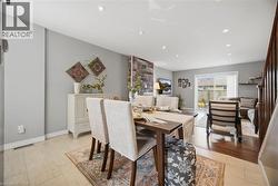 Dining area with baseboards and recessed lighting - 