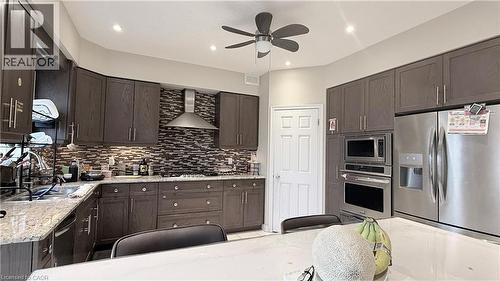 110 Rivertrail Avenue, Kitchener, ON - Indoor Photo Showing Kitchen With Double Sink With Upgraded Kitchen