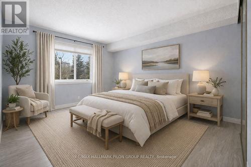Virtually Staged - 206 - 316 Savard Avenue, Ottawa, ON - Indoor Photo Showing Bedroom