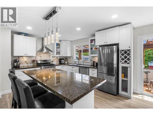 2103 Valleyview Drive, Kamloops, BC - Indoor Photo Showing Kitchen With Stainless Steel Kitchen