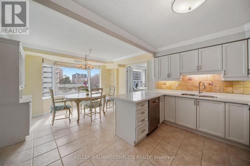 404 - 1272 Ontario Street, Burlington, ON - Indoor Photo Showing Kitchen With Double Sink