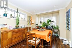 Dining room with LOTS of natural light. - 