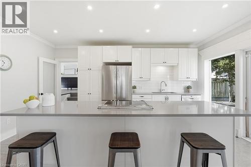 56 King Street, Georgetown, ON - Indoor Photo Showing Kitchen With Stainless Steel Kitchen With Upgraded Kitchen