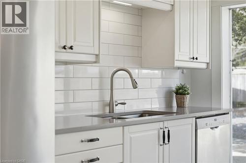 56 King Street, Georgetown, ON - Indoor Photo Showing Kitchen With Double Sink