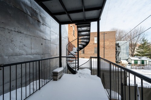 Balcony - 551 Rue De Dublin, Montréal (Le Sud-Ouest), QC - Outdoor With Balcony With Exterior