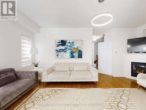 39 Retreat Boulevard, Vaughan, ON - Indoor Photo Showing Living Room With Fireplace