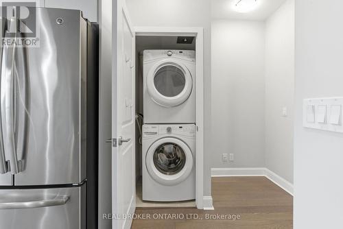 In-suite Laundry & Office Alcove - 1801 - 33 Shore Breeze Drive, Toronto, ON - Indoor Photo Showing Laundry Room