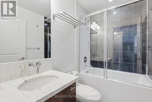4-Piece Bath with Marble Tub Surround - 1801 - 33 Shore Breeze Drive, Toronto, ON - Indoor Photo Showing Bathroom