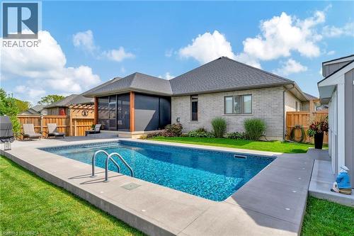11 Sycamore Drive, Port Dover, ON - Outdoor With In Ground Pool