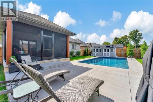 11 Sycamore Drive, Port Dover, ON - Outdoor With In Ground Pool