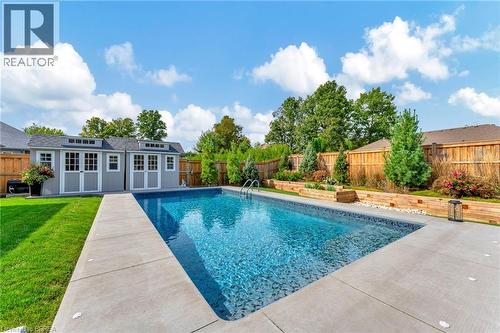 11 Sycamore Drive, Port Dover, ON - Outdoor With In Ground Pool
