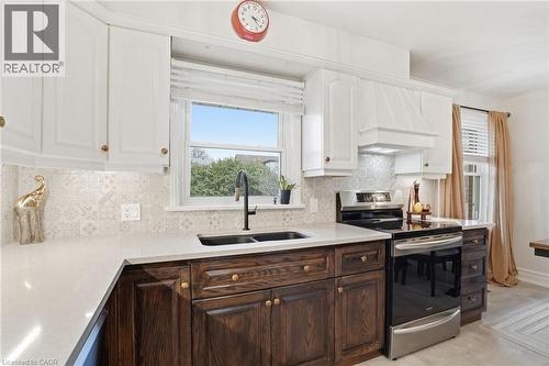 101 Organ Crescent, Hamilton, ON - Indoor Photo Showing Kitchen With Double Sink With Upgraded Kitchen