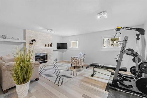 180 De La Seigneurie Boulevard, Winnipeg, MB - Indoor Photo Showing Gym Room