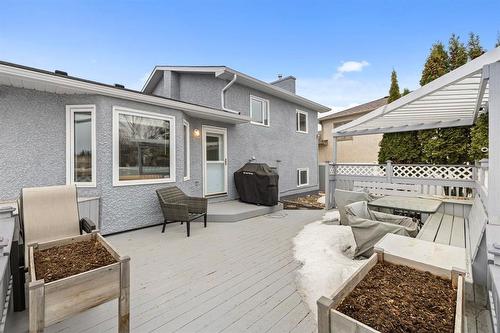 180 De La Seigneurie Boulevard, Winnipeg, MB - Outdoor With Deck Patio Veranda With Exterior