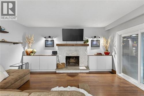 31 Maynard Street, Hamilton, ON - Indoor Photo Showing Living Room With Fireplace