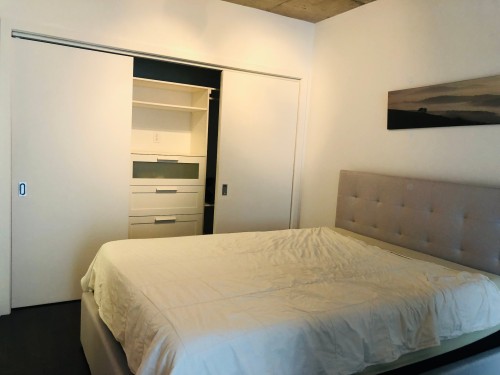 Chambre à coucher - 1408-185 Rue Du Séminaire, Montréal (Le Sud-Ouest), QC - Indoor Photo Showing Bedroom