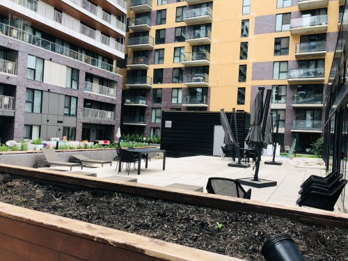 Cour - 1408-185 Rue Du Séminaire, Montréal (Le Sud-Ouest), QC - Outdoor With Facade