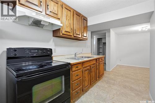 101 Fitzgerald Street, Saskatoon, SK - Indoor Photo Showing Kitchen With Double Sink