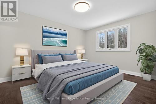 Digitally Staged - 62 Rue Vanier, Tiny, ON - Indoor Photo Showing Bedroom