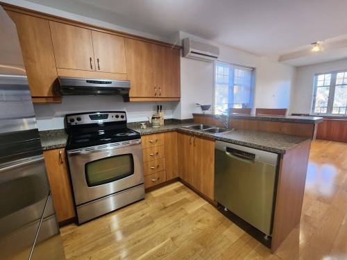 Cuisine - 3983 Boul. Édouard-Montpetit, Montréal (Côte-Des-Neiges/Notre-Dame-De-Grâce), QC - Indoor Photo Showing Kitchen With Double Sink