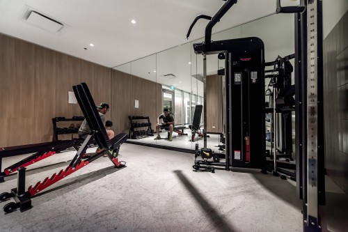 Salle d'exercice - 1422-60 Rue De L'Éclipse, Brossard, QC - Indoor Photo Showing Gym Room