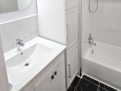 Salle de bains - 8654 14E Avenue, Montréal (Villeray/Saint-Michel/Parc-Extension), QC - Indoor Photo Showing Bathroom