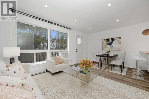 Virtually Staged-Living/Dining Room - 23 Pixley Private, Ottawa, ON - Indoor Photo Showing Living Room
