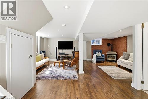 26 Isabel Avenue, Hamilton, ON - Indoor With Fireplace