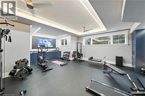597 Old York Road, Burlington, ON - Indoor Photo Showing Gym Room