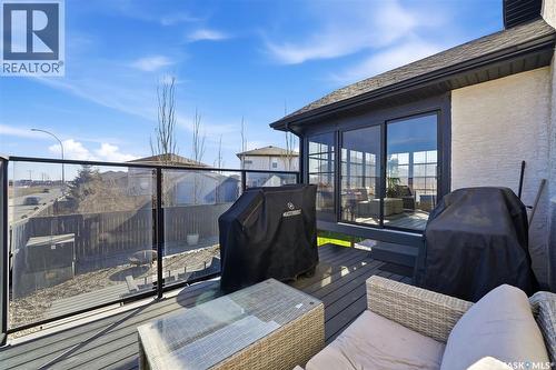 4127 Cumberland Road E, Regina, SK - Outdoor With Deck Patio Veranda With Exterior