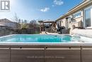 pool, hot tub, and aquatic gym all-in-one - 779 North Leaksdale Circle, London South (South U), ON  - Outdoor With Above Ground Pool 