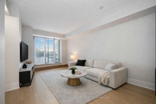 403-181 Wynford Drive, Toronto, ON - Indoor Photo Showing Living Room