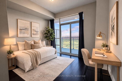 2704-16 Brookers Lane, Toronto, ON - Indoor Photo Showing Bedroom
