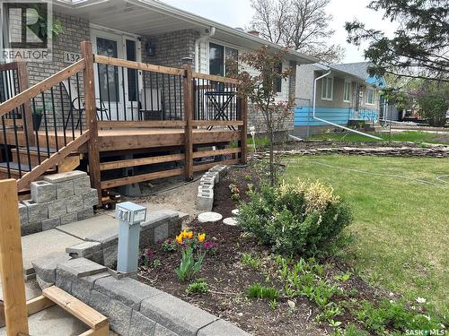 132 Mcnab Crescent, Regina, SK - Outdoor With Deck Patio Veranda