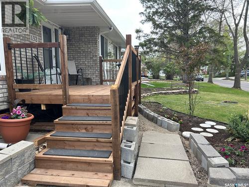 132 Mcnab Crescent, Regina, SK - Outdoor With Deck Patio Veranda