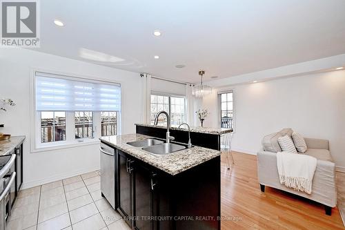 77 Benjamin Hood Crescent, Vaughan, ON - Indoor Photo Showing Kitchen With Double Sink