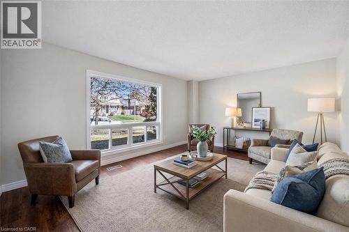 Living Room - Virtually Staged - 252 The Country Way, Kitchener, ON - Indoor Photo Showing Living Room