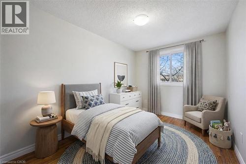 Bedroom - Virtually Staged - 252 The Country Way, Kitchener, ON - Indoor Photo Showing Bedroom