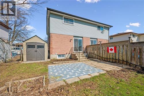 Stone Patio - 252 The Country Way, Kitchener, ON - Outdoor With Deck Patio Veranda