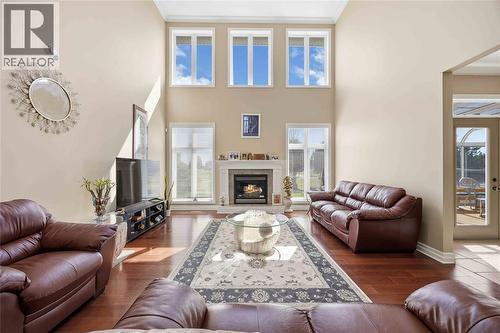 111 Bridlepath Trail, Sarnia, ON - Indoor Photo Showing Living Room With Fireplace