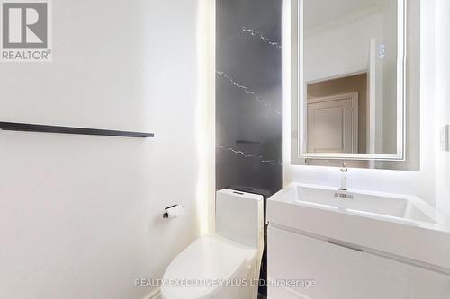 Renovated Powder Room - 46 Williamson Drive W, Ajax, ON - Indoor Photo Showing Bathroom