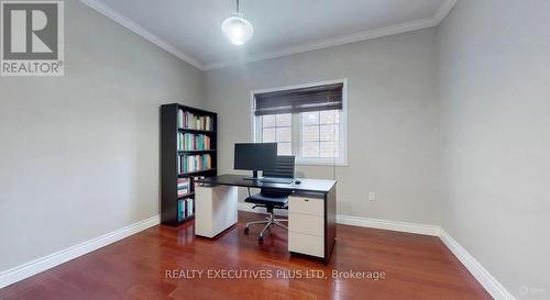 Main Floor Private Office - Bedroom Potential - 46 Williamson Drive W, Ajax, ON - Indoor Photo Showing Office